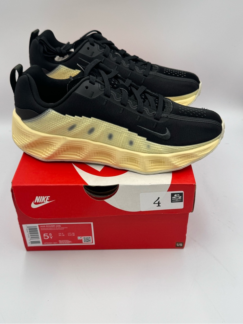 Nike Ava Rover GS 5.5Y Black Sequoia Anthracite HF6331-001 New in Box